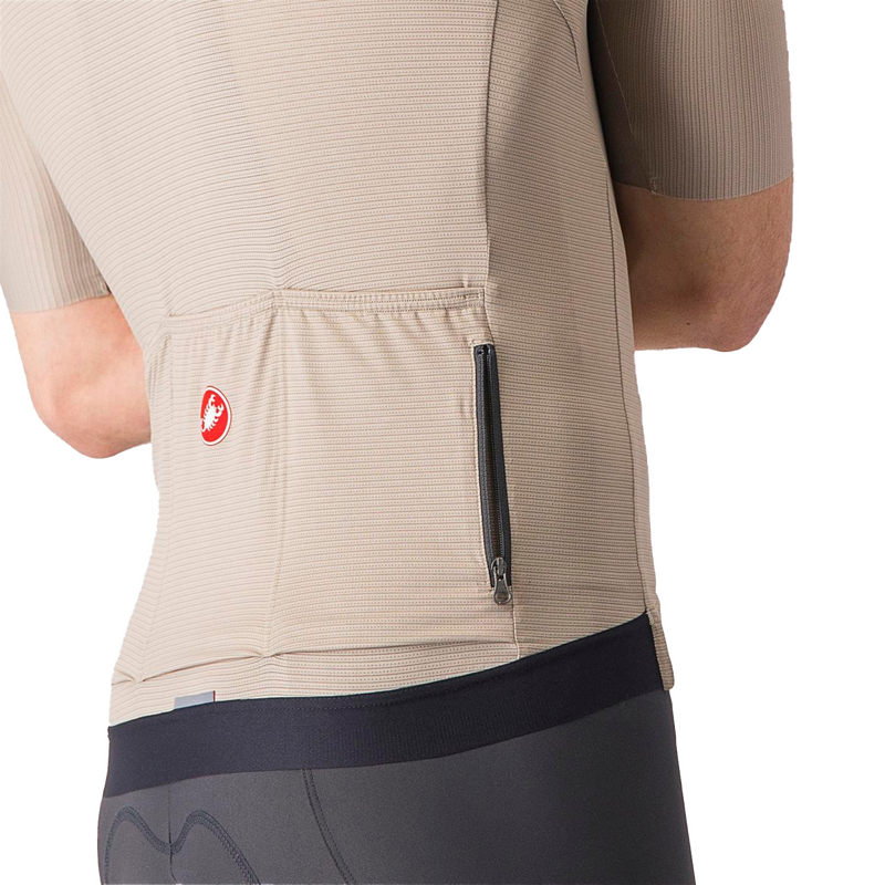 Men's Espresso Jersey, Castelli Men's Espresso Jersey Light zipper