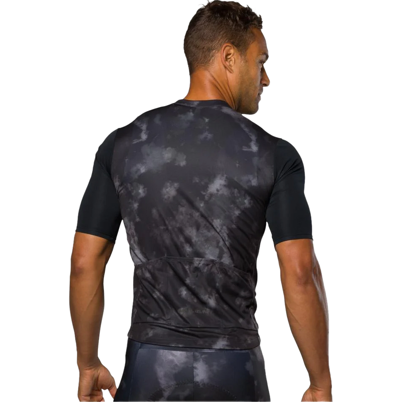Men's Attack Short Sleeve Jersey, Pearl Izumi Men's Attack Short Sleeve Jersey in Black Spectral back