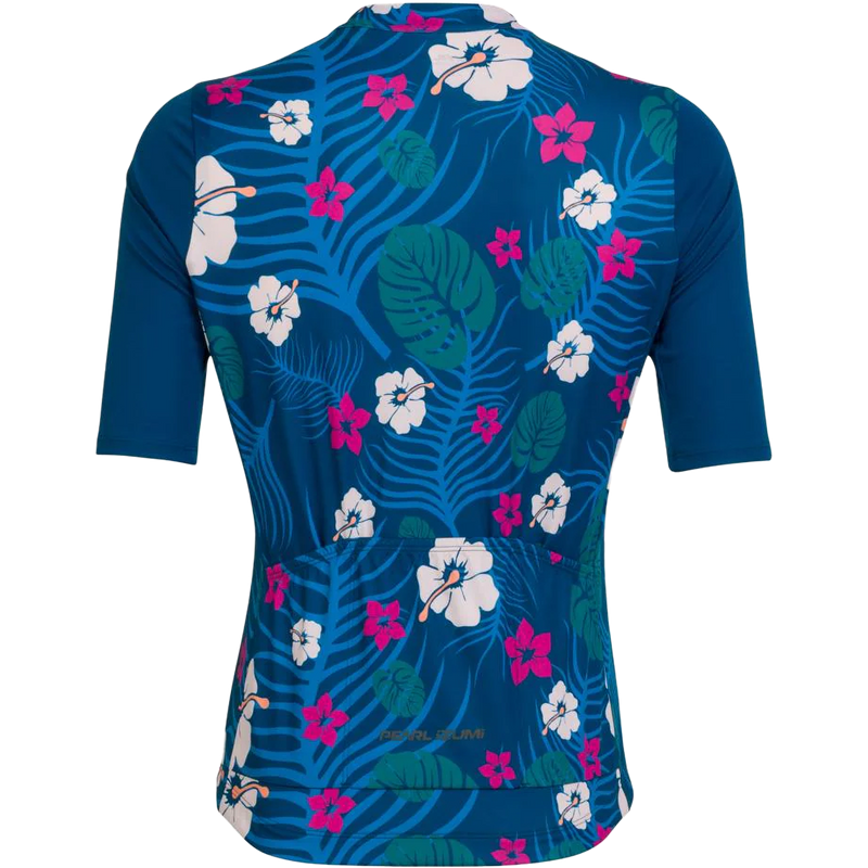 Women's Attack Short Sleeve Jersey, Pearl Izumi Women's Attack Short Sleeve Jersey in Twilight Tropical back