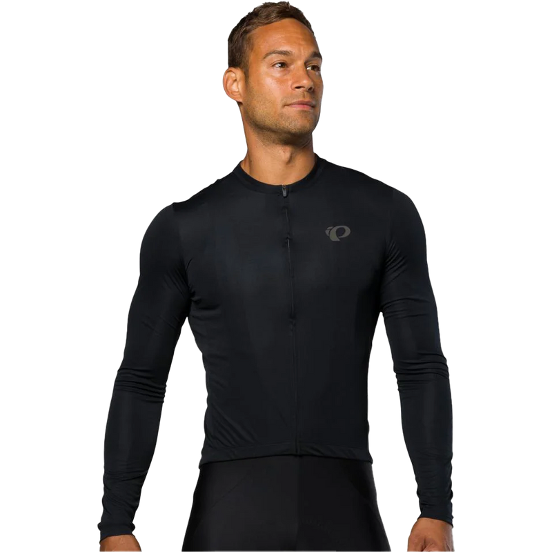 Men's Attack Long Sleeve Jersey, Pearl Izumi Men's Attack Long Sleeve Jersey in Black front