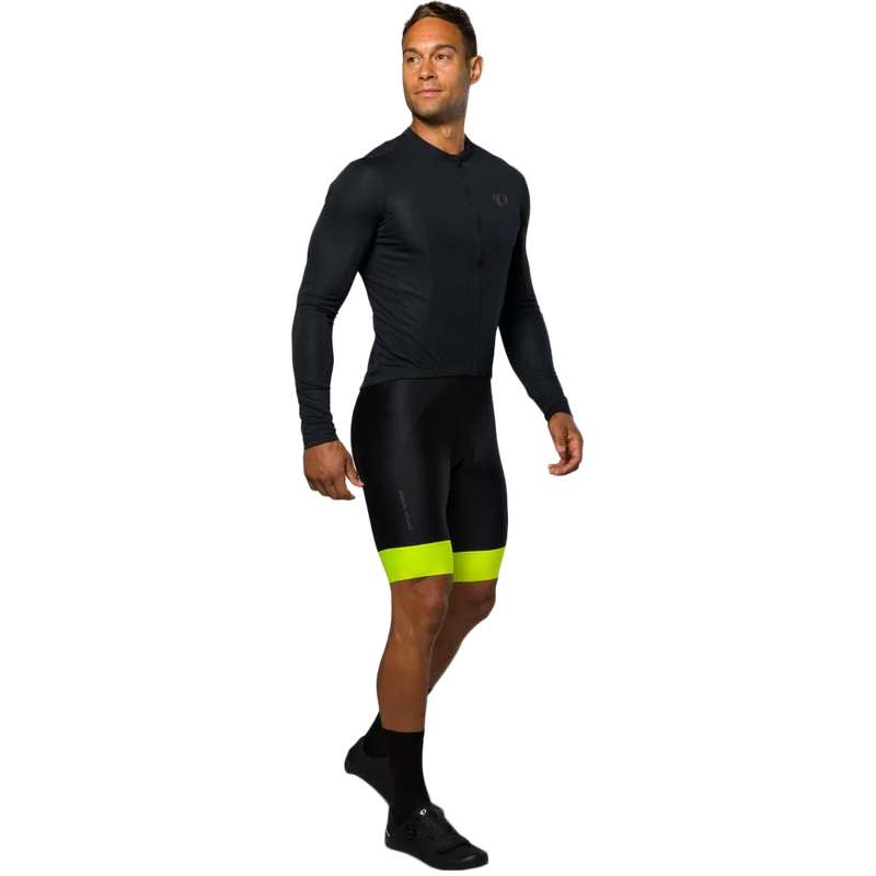 Men's Attack Long Sleeve Jersey, Pearl Izumi Men's Attack Long Sleeve Jersey in Black front right