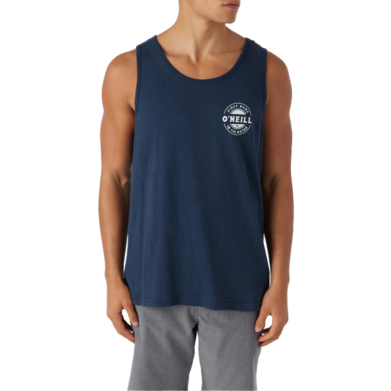 Men's Coin Flip Tank, O'Neill Men's Coin Flip Tank in Navy2 front