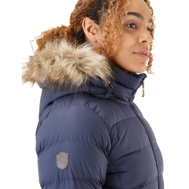 Women's Deep Cover Parka, Rab Women's Deep Cover Parka logo