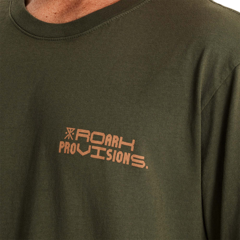 Men's Gear and Guides Tee, Roark Men's Gear and Guides Tee chest logo