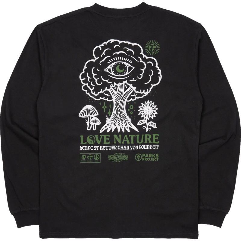 Love Nature Long Sleeve Tee, Parks Project Love Nature Long Sleeve Tee back