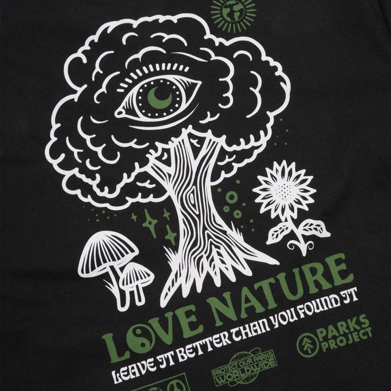 Love Nature Long Sleeve Tee, Parks Project Love Nature Long Sleeve Tee  back detail