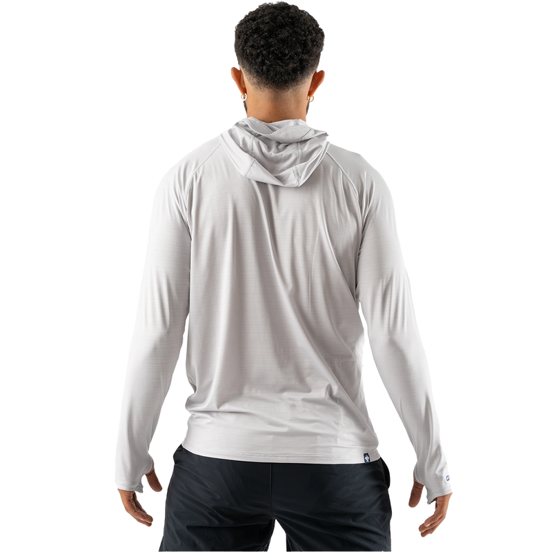 Men's UPF Deflector 2.0, Rabbit Men's UPF Defector 2.0 in 057 Quiet Grey back