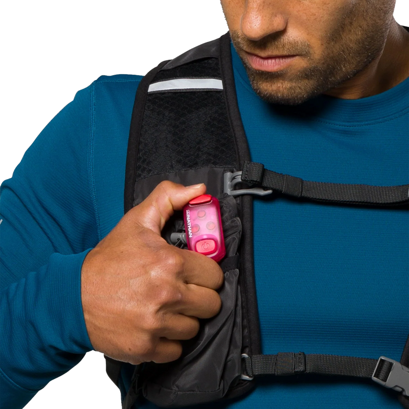 Strobe Light Safety LED Light Clip, Nathan Strobe Light Safety LED Light Clip upper button