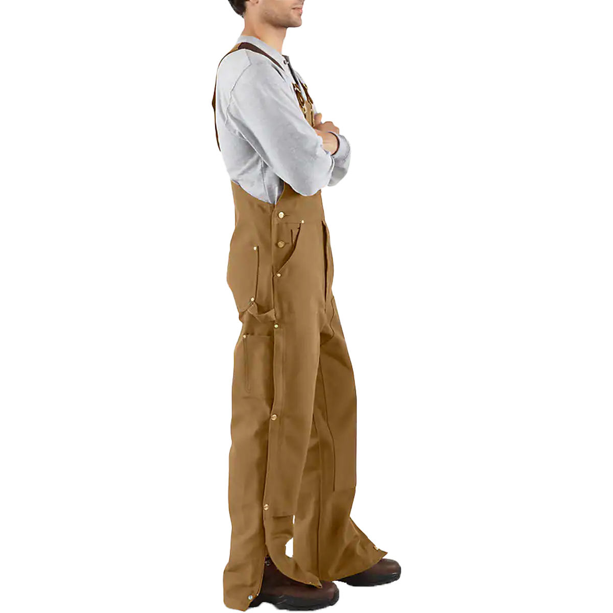 Men's Loose Fit Firm Duck Bib Overall alternate view