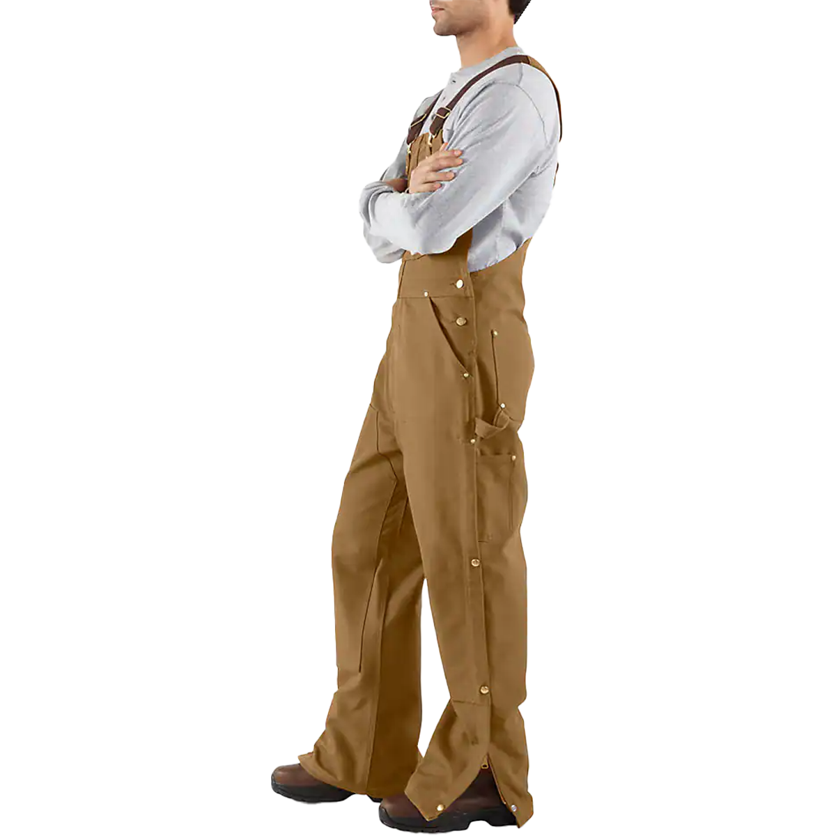 Men's Loose Fit Firm Duck Bib Overall alternate view