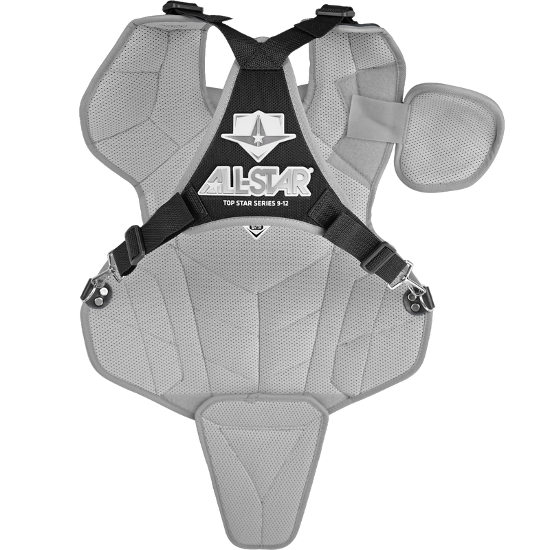 Youth Top Star Catching Kit Ages 12-16, All-Star Sporting Goods Youth Top Star Catching Kit chest protector mesh interior