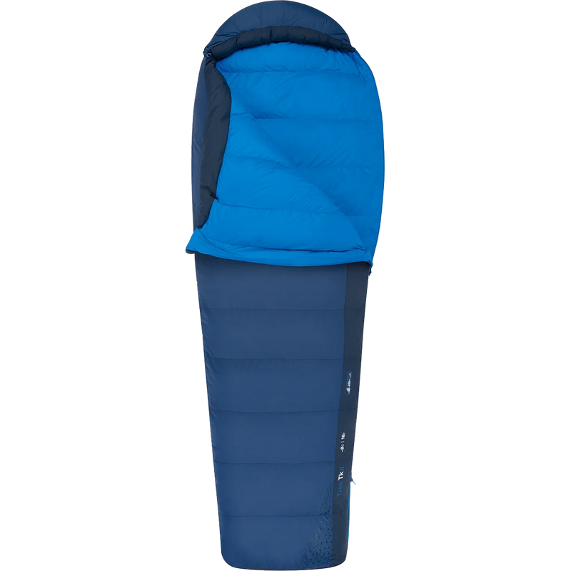 Trek TK2 Down Regular Wide 18F, Sea to Summit Trek TK2 Down Regular Wide 18F unzipped
