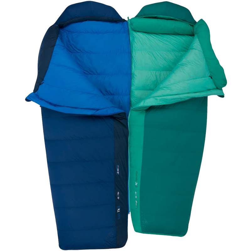 Trek TK2 Down Regular Wide 18F, Sea to Summit Trek TK2 Down Regular Wide 18F zipped with second bag