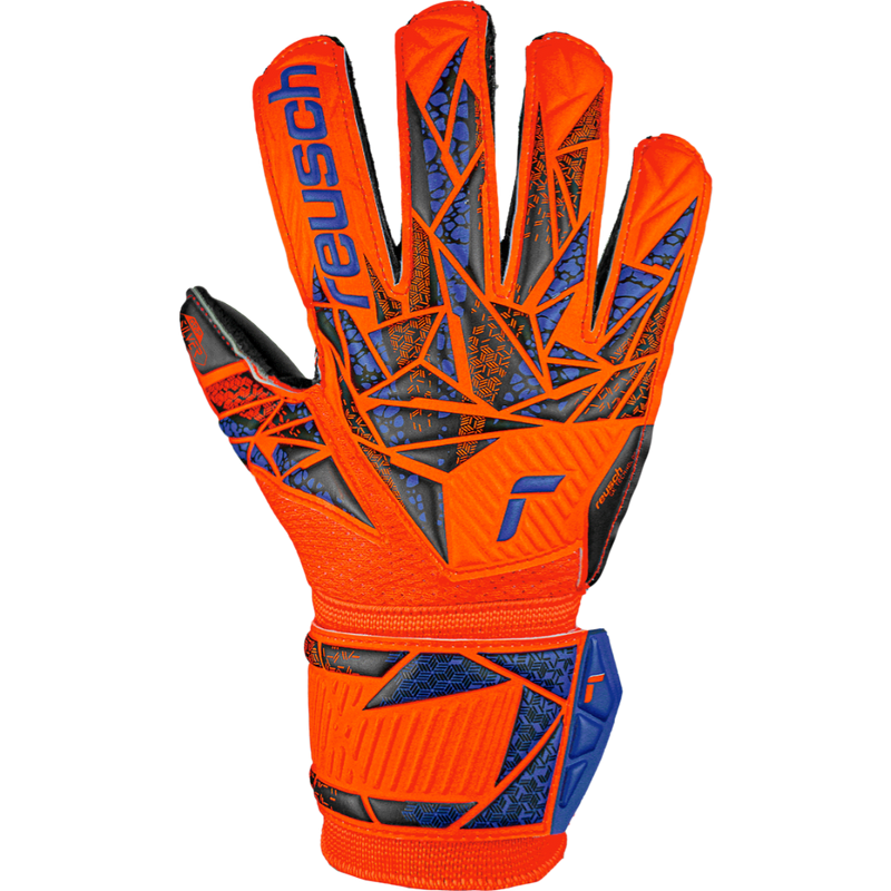 Youth Attrakt Silver Glove, Ruesch Youth Attrakt Silver Glove 2024 in 2211-Orange/Blue/Black back