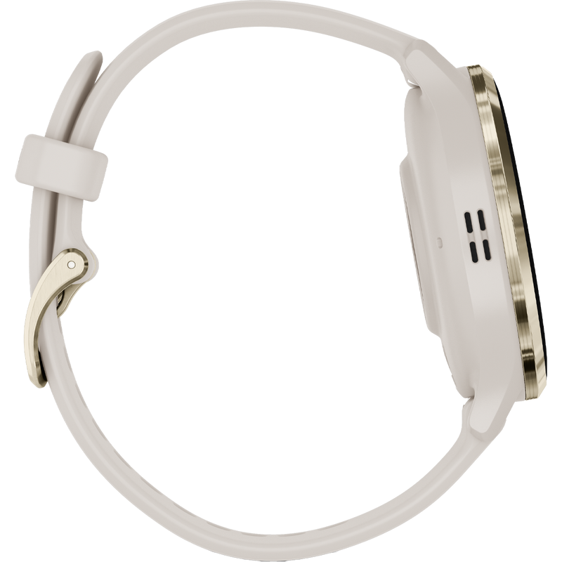 Venu 3S - Soft Gold/Ivory, Garmin Venu 3S - Soft Gold Ivory side