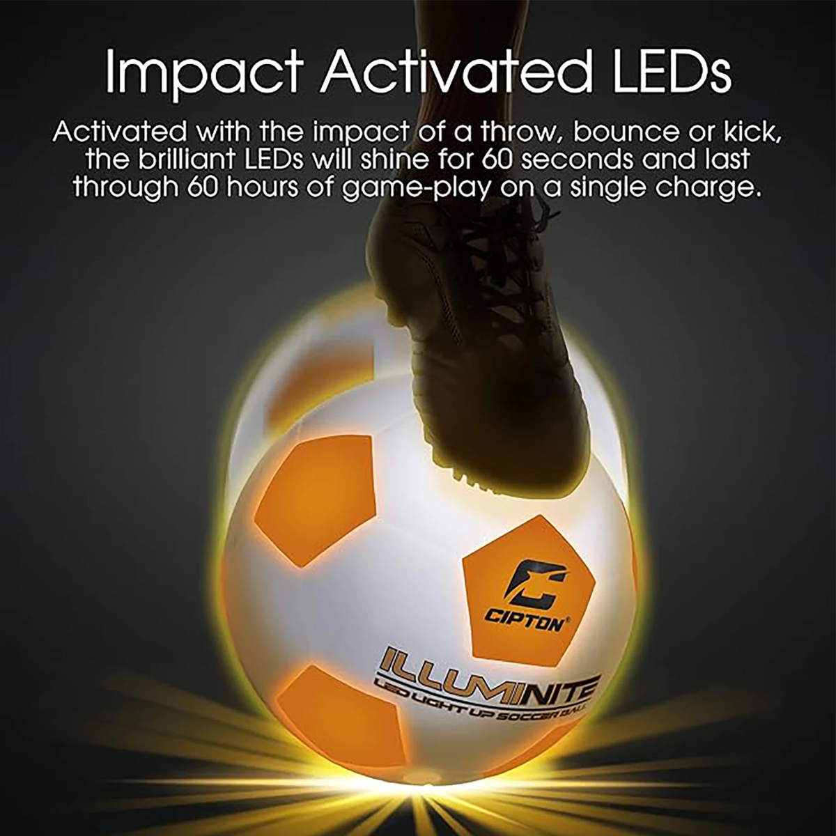 Light Up LED Soccer Ball alternate view