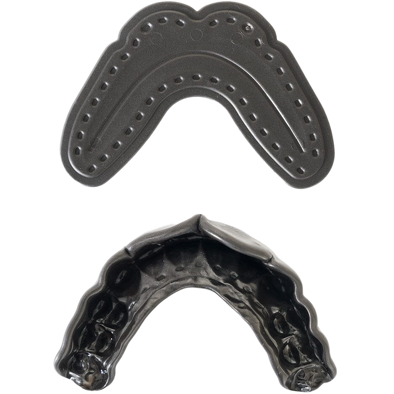 Youth Armour Micro Mouthguard, Shock Doctor Youth Armour Micro Mouthguard black unmolded and molded