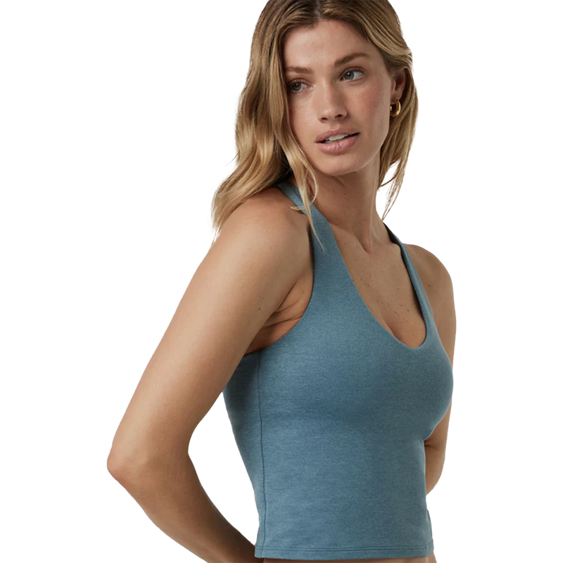 Women's Halo Performance Crop Tank 2.0, Vuori Women's Halo Performance Crop Tank 2.0 Side