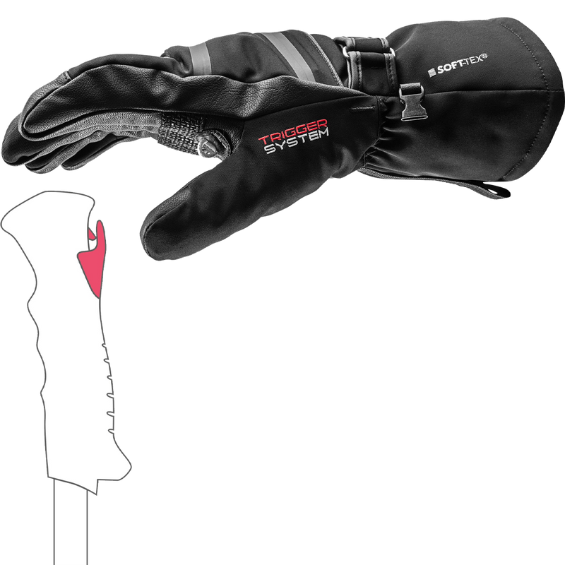 Detect XT 3D Glove, Leki Detect S Glove side
