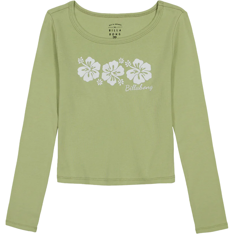 Youth Tri Hibiscus Long Sleeve Tee, Featured Image
