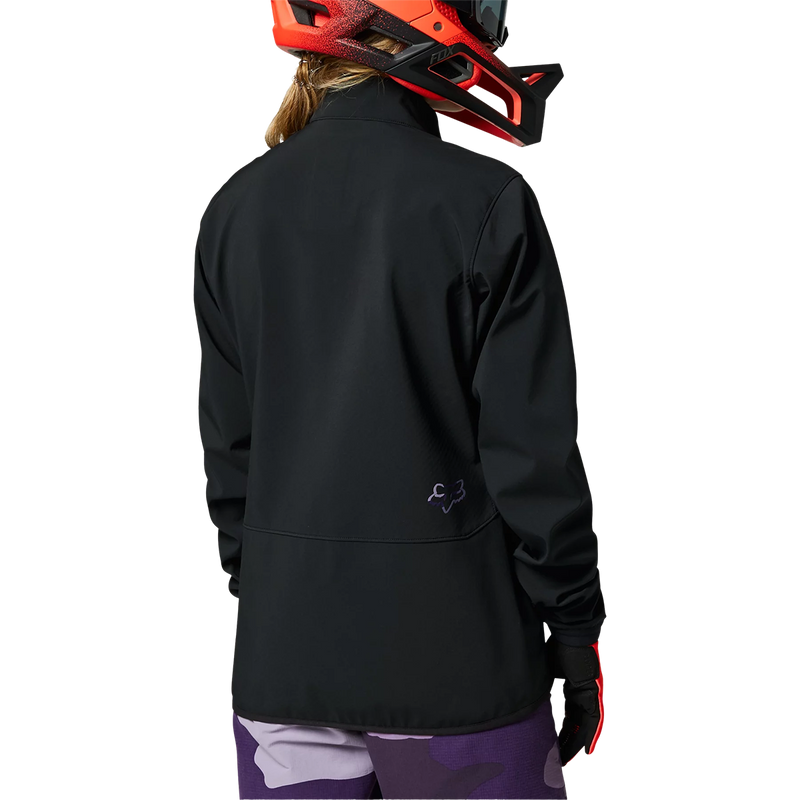 Women's Ranger Fire Jacket, Fox Head Women's Ranger Fire Jacket in Black Purple back right