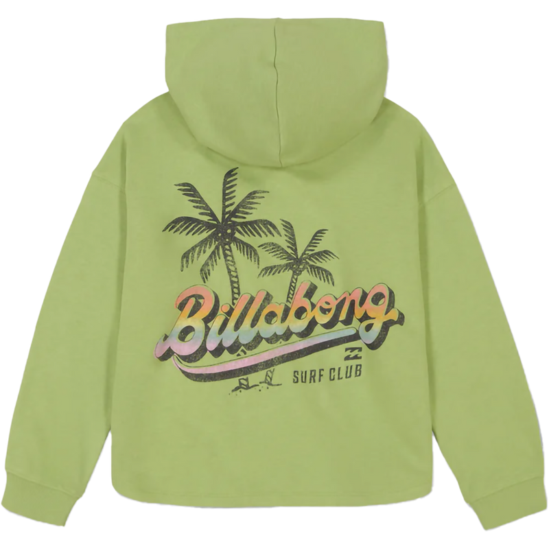 Youth Palm Script Sweatshirt, Billabong Youth Palm Script Sweatshirt in Willow back