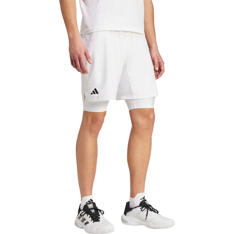 Men's Short and Tight Set, Adidas Men's Short and Tight Set in White