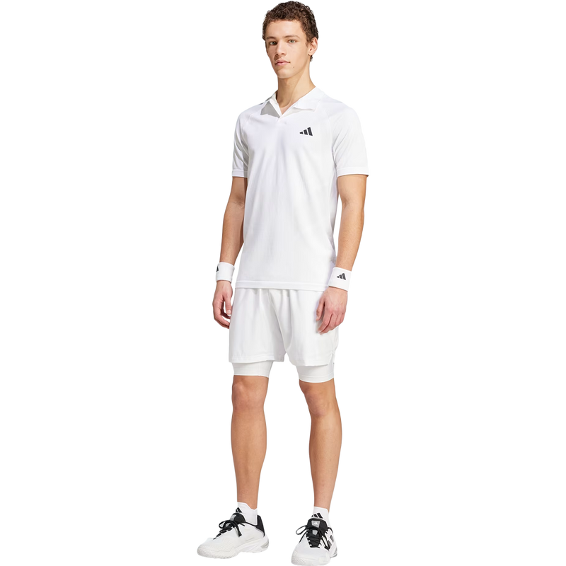 Men's Short and Tight Set, Adidas Men's Short and Tight Set in White front