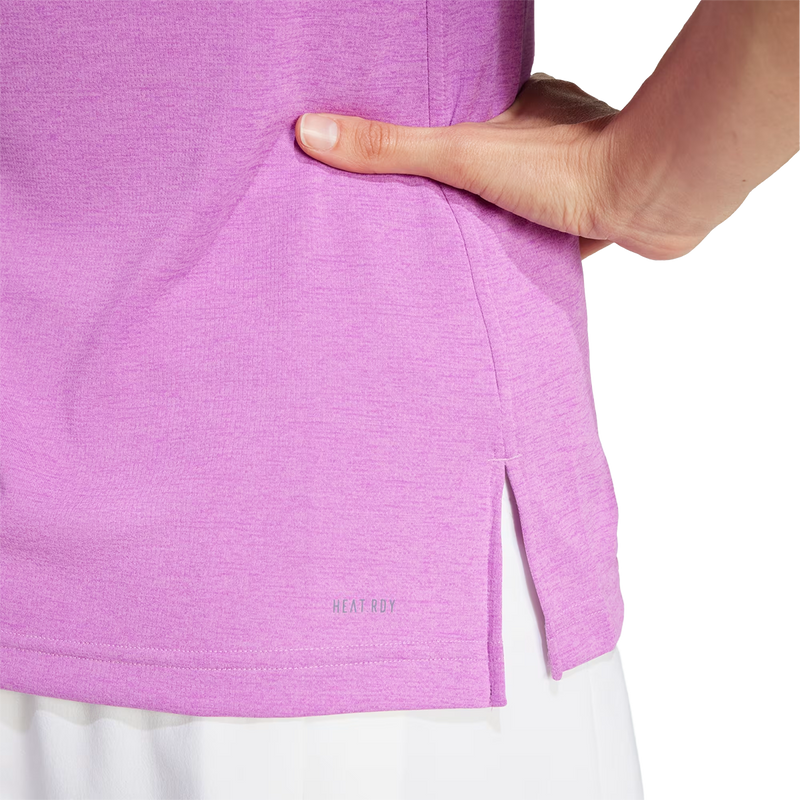 Women's Match Tank, Adidas Women's Match Tank in Purple Burst/Preloved Purple back hem