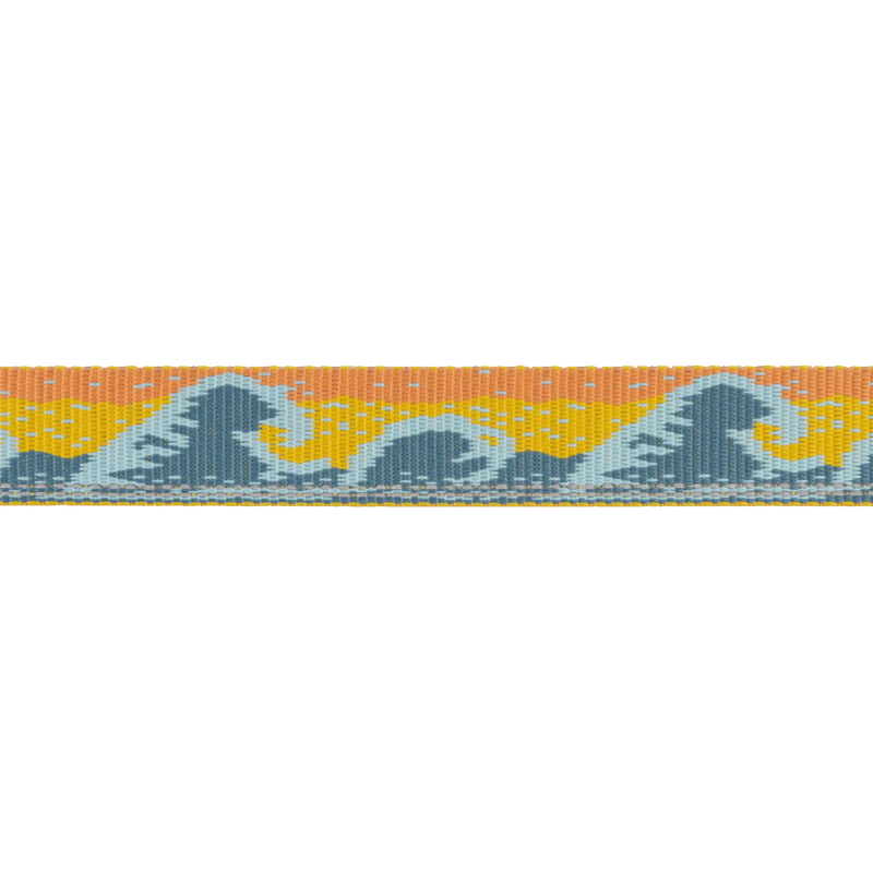 Crag Reflective Dog Collar, Ruffwear Crag Reflective Dog Collar fabric detail