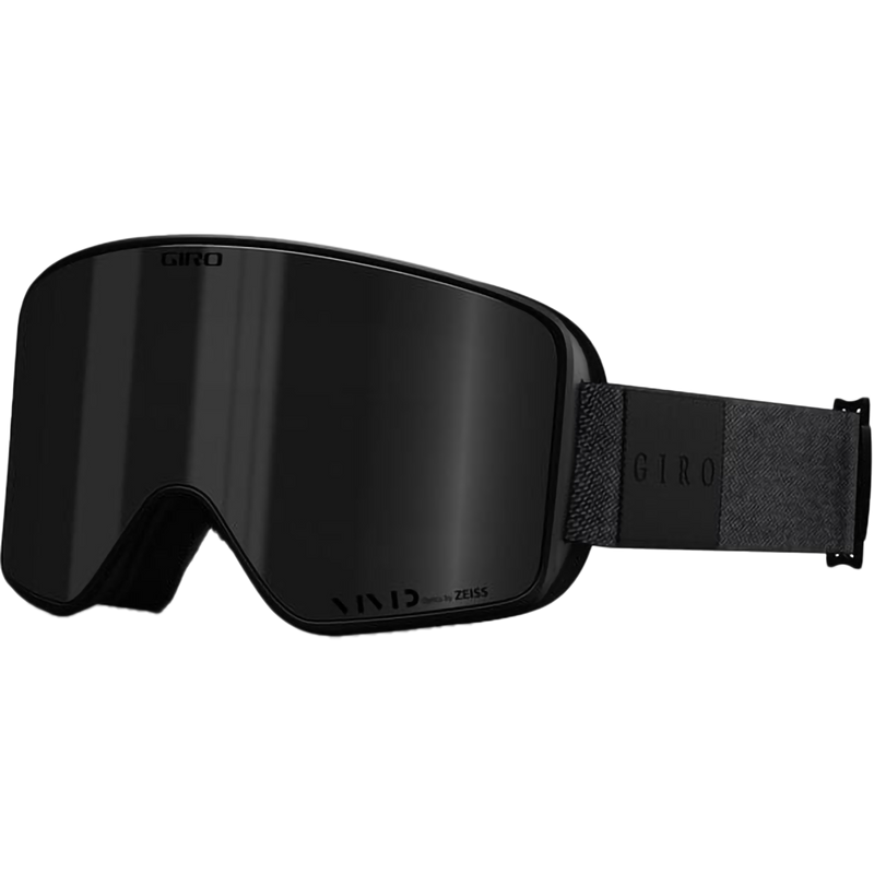 Giro Method Low Bridge Fit in Black Mono + Vivid Jet Black and Vivid Infrared front left