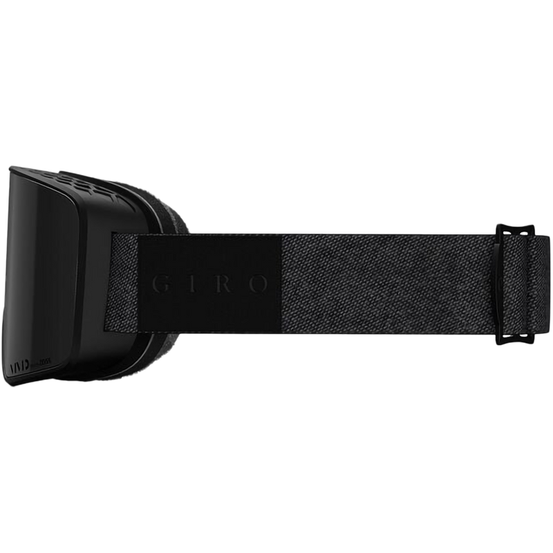 Giro Method Low Bridge Fit in Black Mono + Vivid Jet Black and Vivid Infrared left side