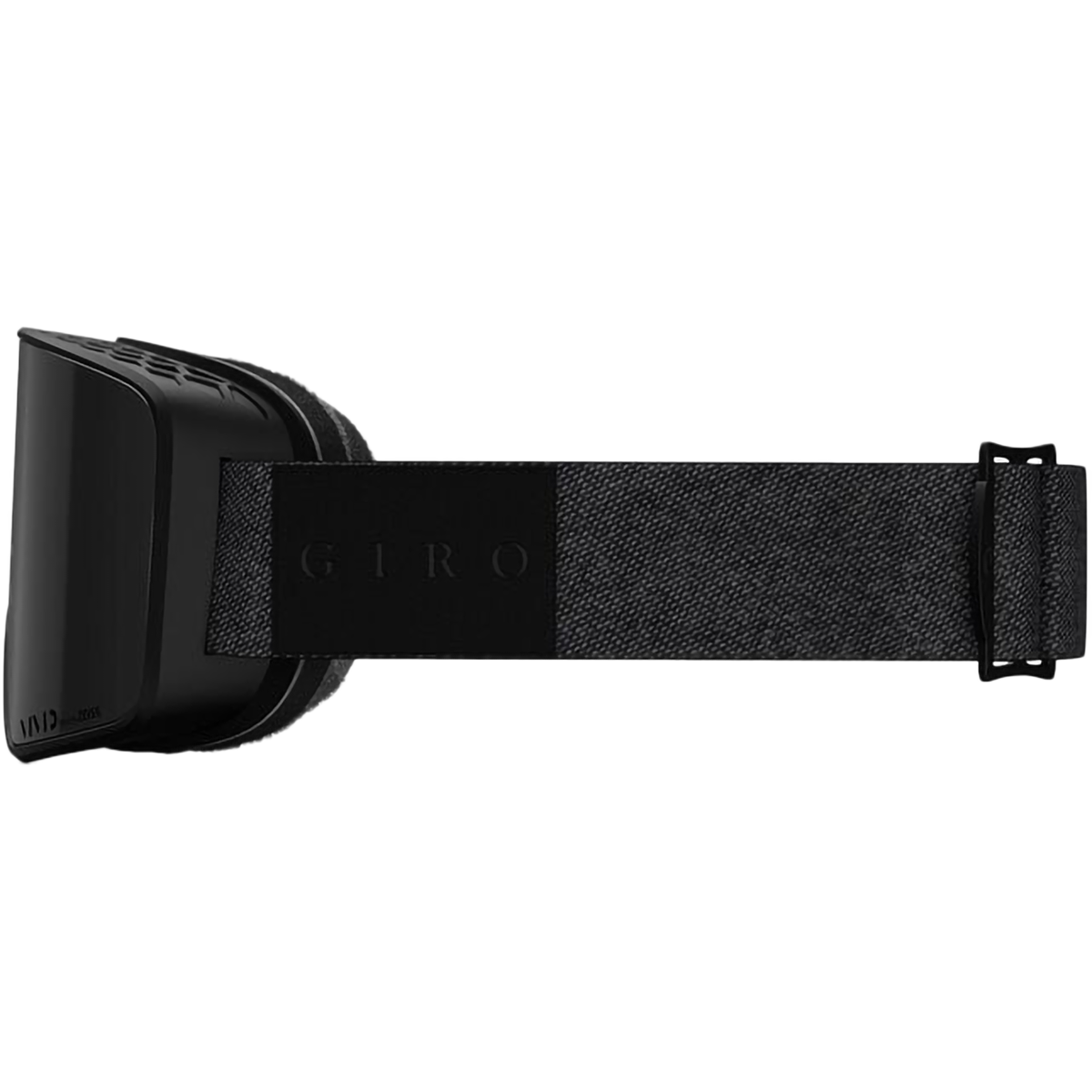 Giro Method Low Bridge Fit in Black Mono + Vivid Jet Black and Vivid Infrared left side
