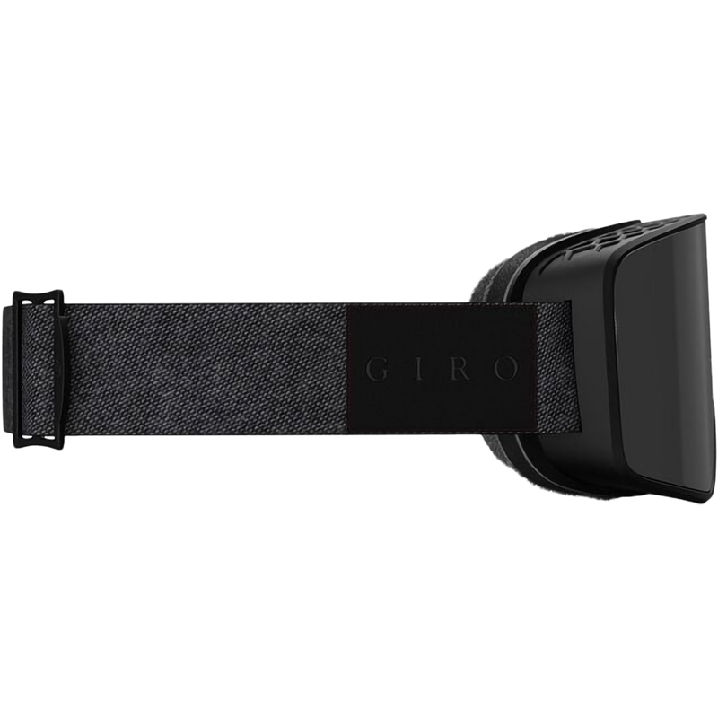 Giro Method Low Bridge Fit in Black Mono + Vivid Jet Black and Vivid Infrared right side