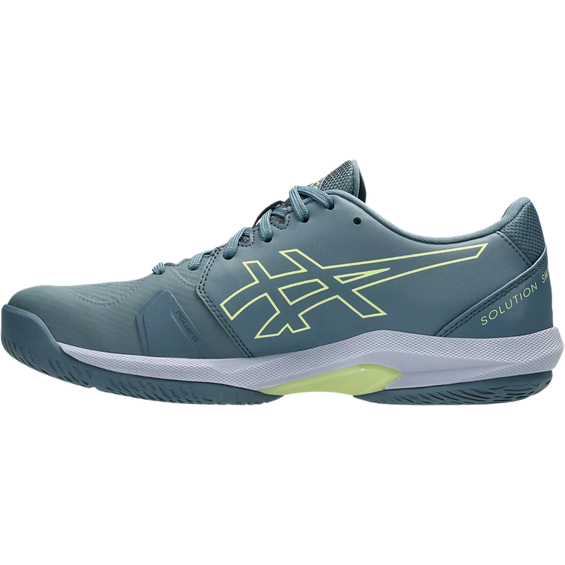 Men's Solution Swift FF 2, Asics Asics Men's Solution Swift FF 2 in 402-Grey Blue/Pistachio right inside profile