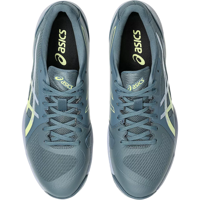 Men's Solution Swift FF 2, Asics Asics Men's Solution Swift FF 2 in 402-Grey Blue/Pistachio pair top