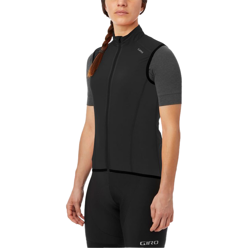 Women's Chrono Expert Wind Vest, Giro Women's Chrono Expert Wind Vest in Black front left
