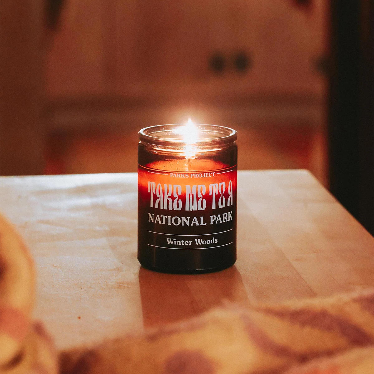Take Me to the Parks Winter Woods Soy Candle alternate view