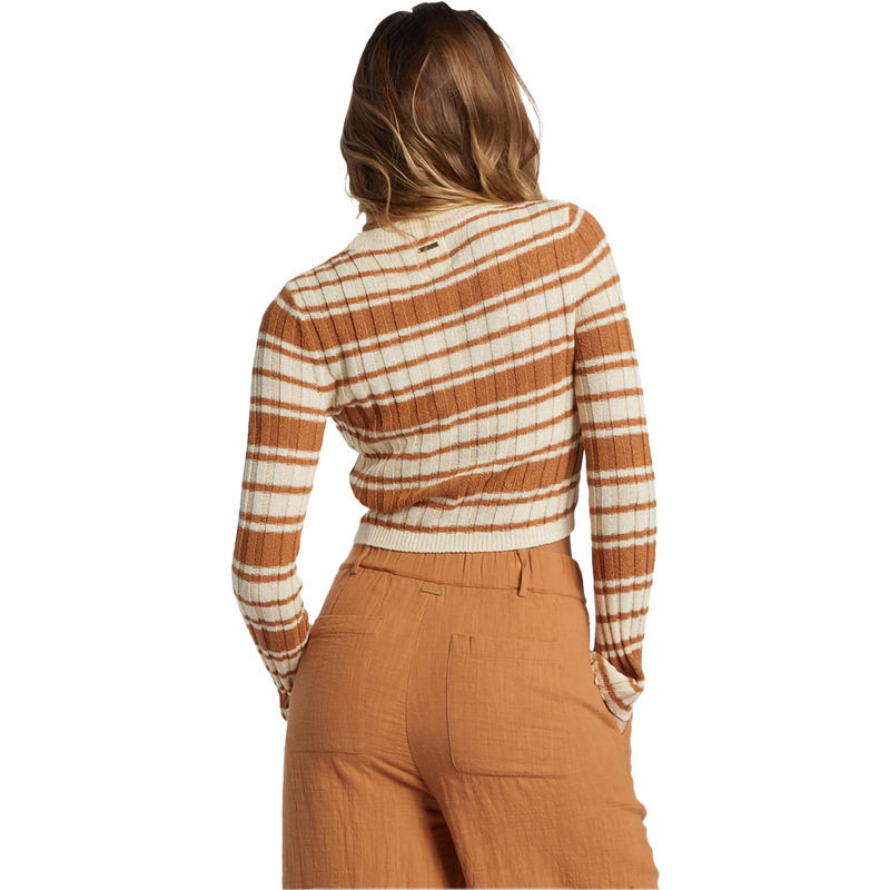 Women's Clare Long Sleeve, Billabong Women's Clare Long Sleeve in Sandalwood back