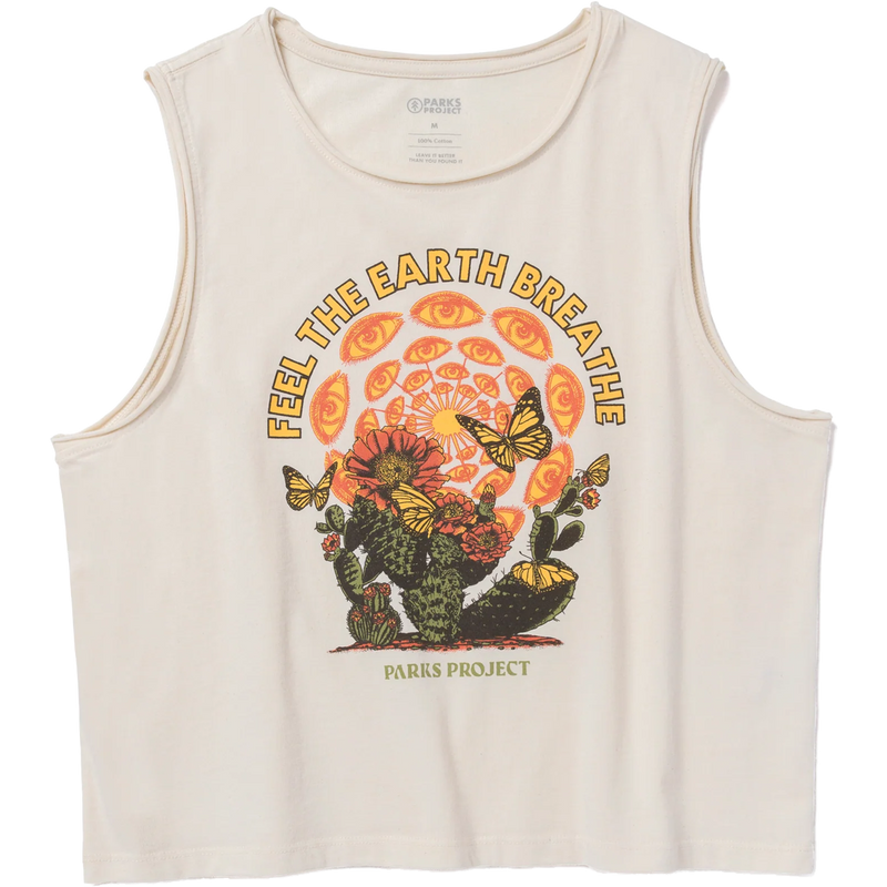 Women's Feel the Earth Breathe Butterfly Tank, Featured Image