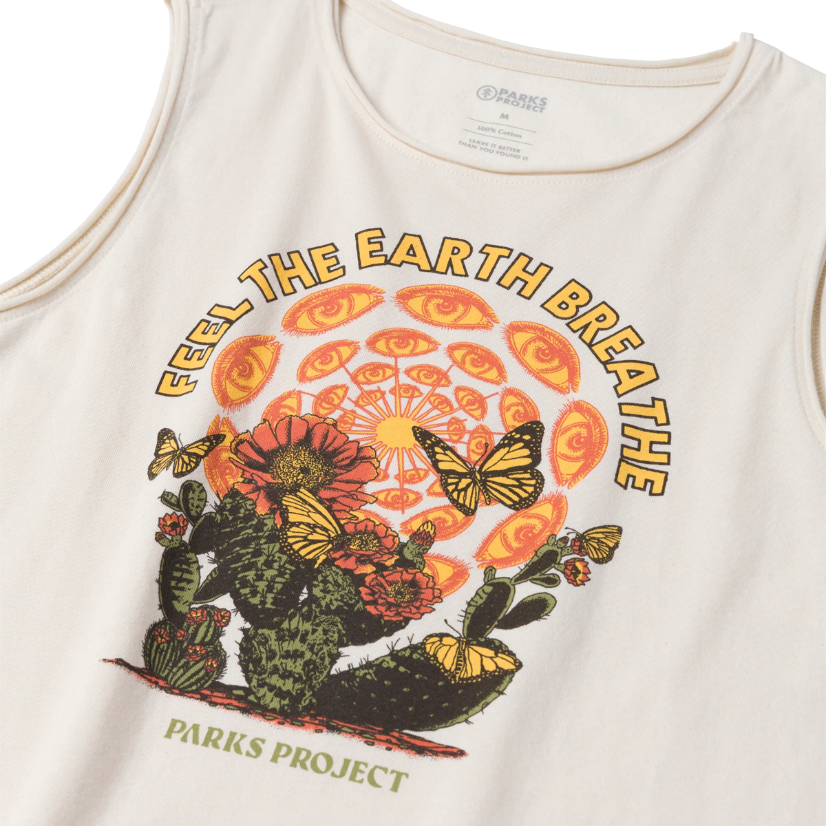 Women's Feel the Earth Breathe Butterfly Tank alternate view