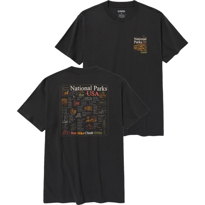National Park Outline Checklist Tee, Featured Image