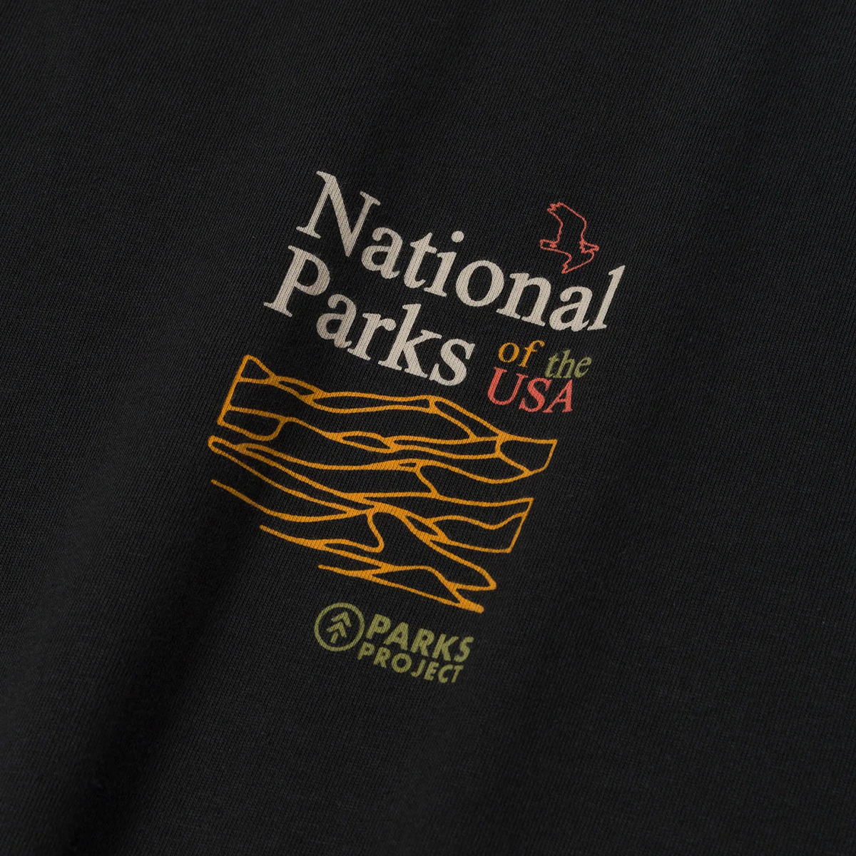 National Park Outline Checklist Tee alternate view