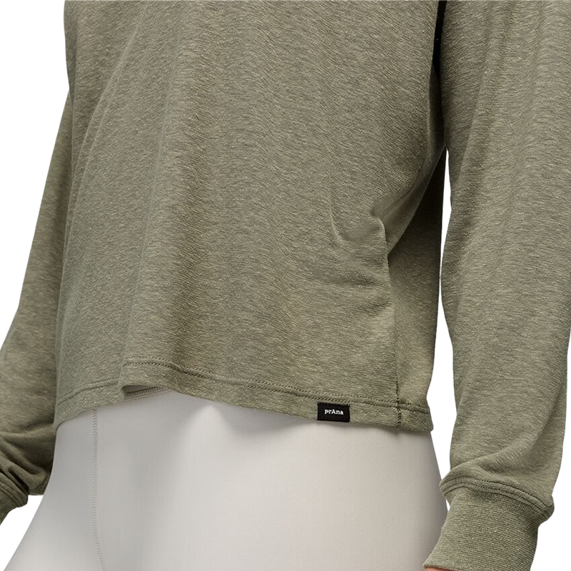 Women's Cozy Up Long Sleeve Tee, Prana Women's Cozy Up Long Sleeve Tee waistline