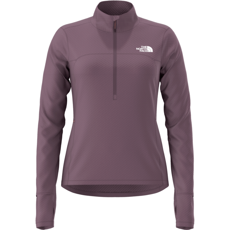 The North Face Women's Winter Warm Pro 1/4 Zip in Midnight Mauve