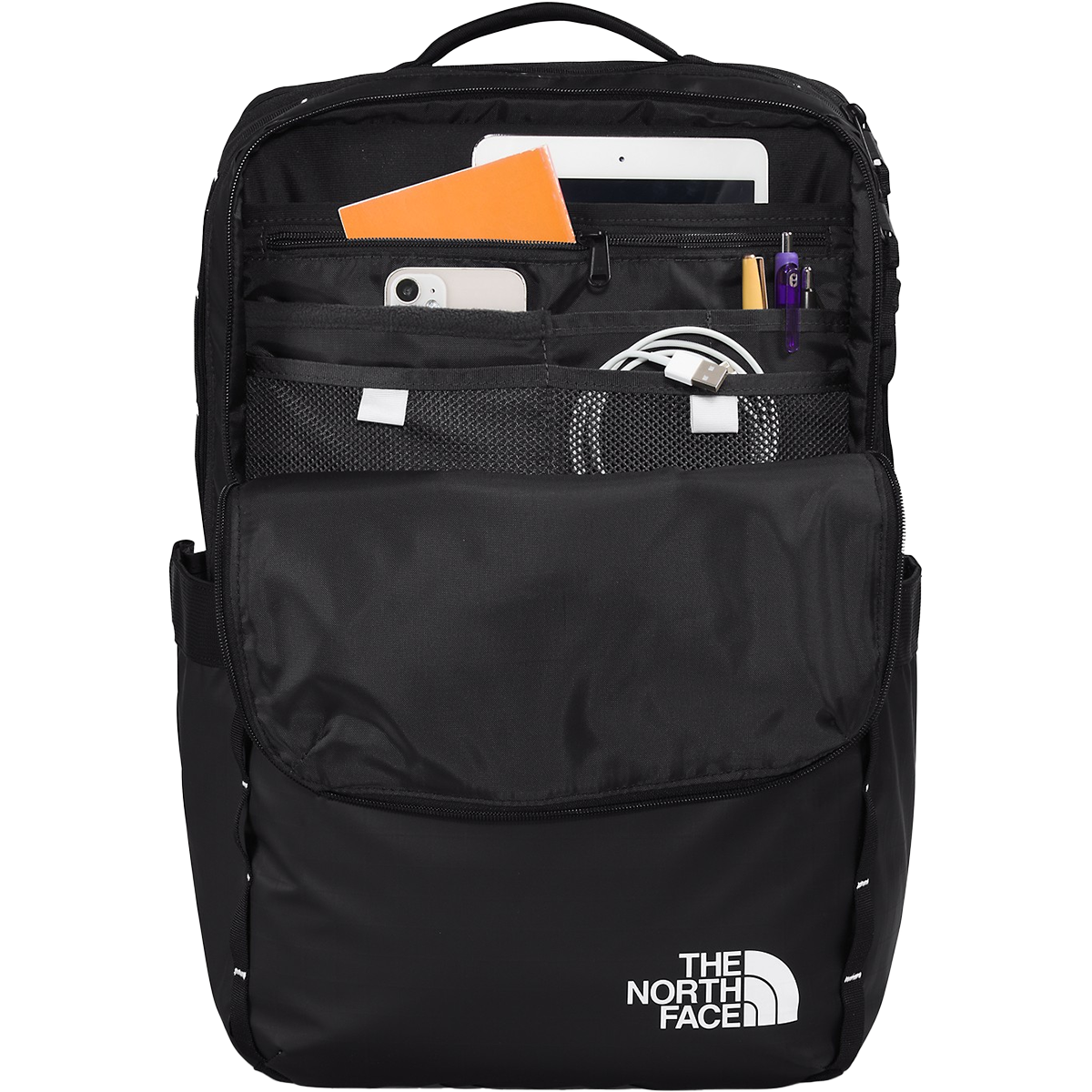 north face day backpack The North Face Base Camp Voyager Daypack: Soapstone/Stone Slab