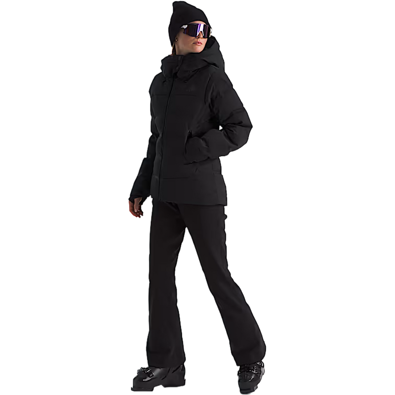 Women's Cirque Down Jacket, The North Face Women's Cirque Down Jacket in GOF-TNF Black-R front full length
