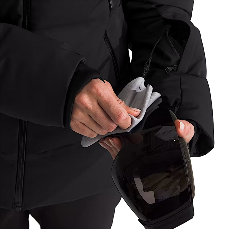 Women's Cirque Down Jacket, The North Face Women's Cirque Down Jacket in GOF-TNF Black-R cleaning cloth