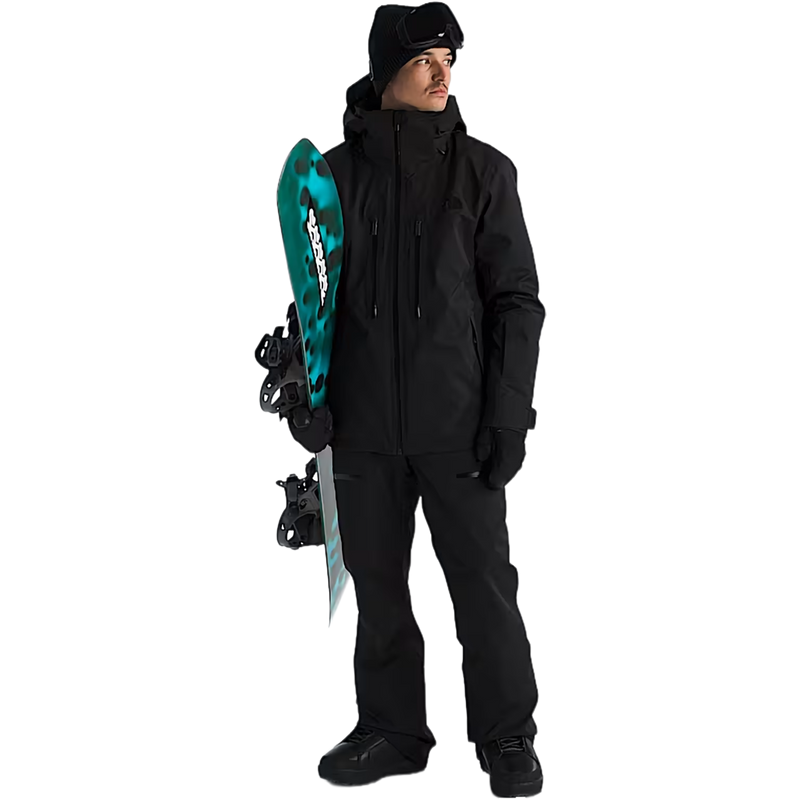 Men's Chakal Jacket, The North Face Men's Chakal Jacket in KX7-TNF Black/TNF Black front full length