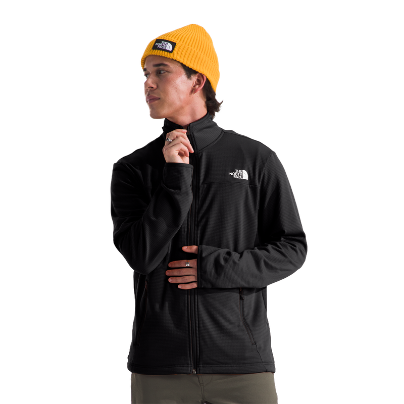Men's Cedar Trail Grid Fleece Full Zip, The North Face Cedar Trail Grid Fleece Full Zip front